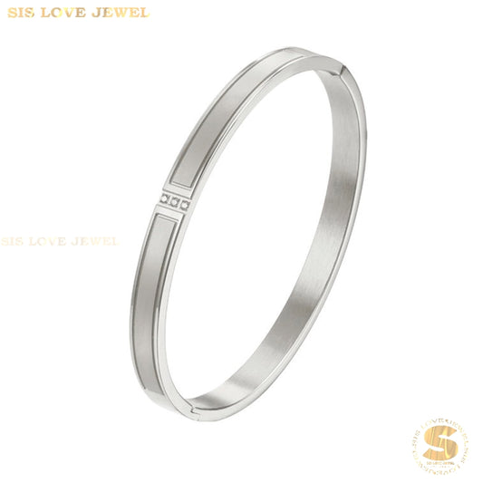Stardust Kiss Bangle H051 Silver