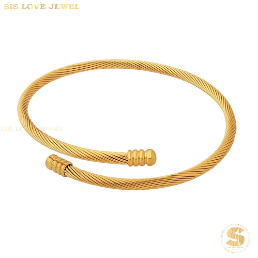 Adjustable Round Bangle H079
