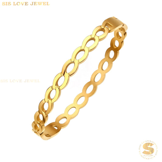Elegant Cuban Bangle H087