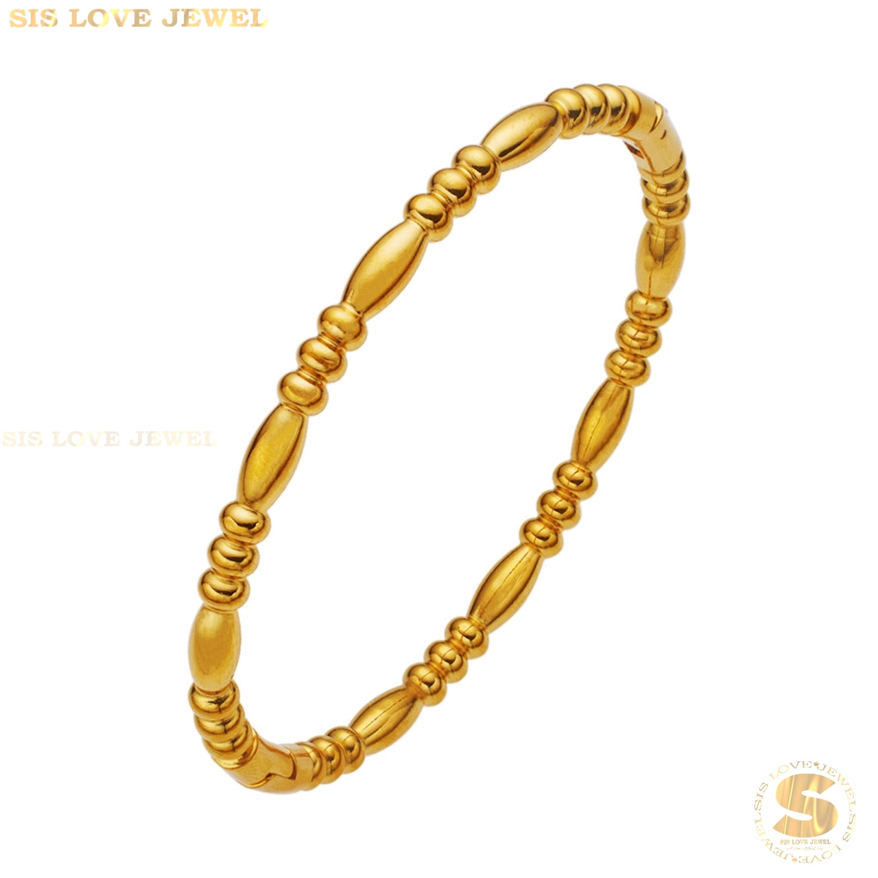 Simple Oval Bangle H095