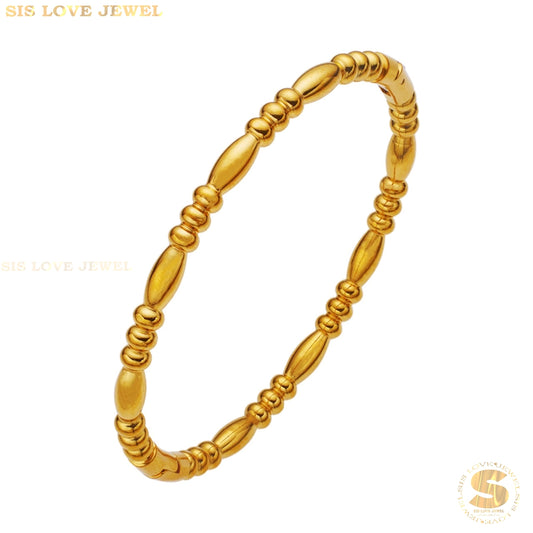 Simple Oval Bangle H095