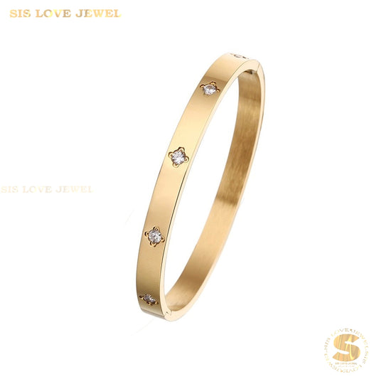 Starlight Zirconia Bangle H103