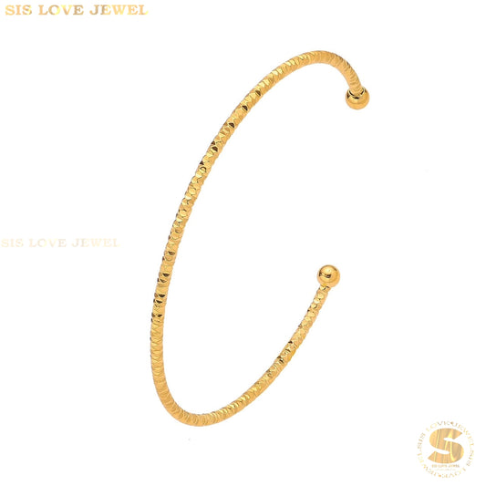 Delicate Touch Gold Bangle H107