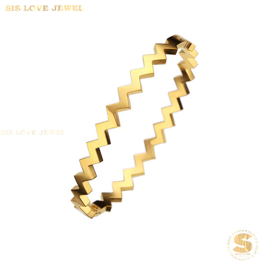 Pure Love Gold Plated Bangle H115
