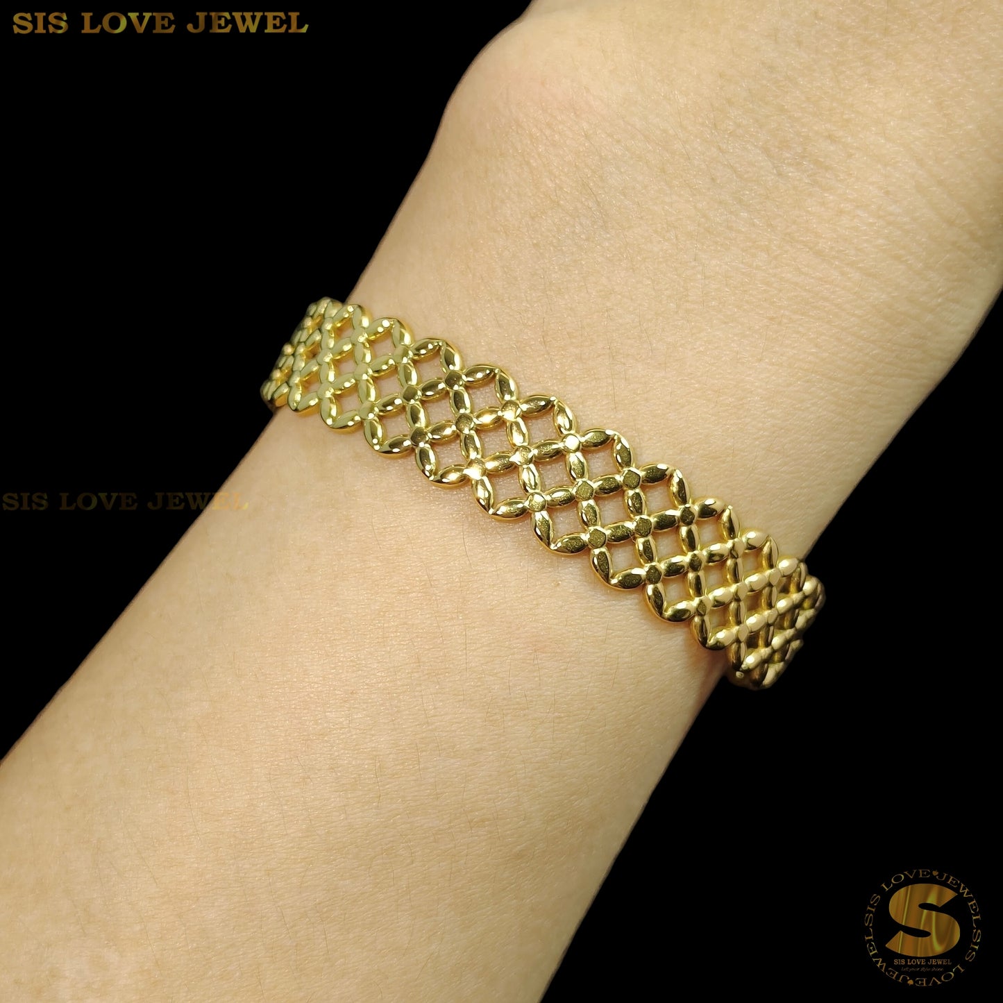 Adjustable Net Bangle H127