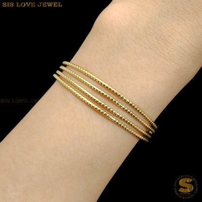 4 Layers Adjustable Open Bangle H142