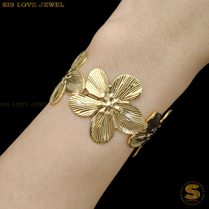 Big Flower Bangle H159