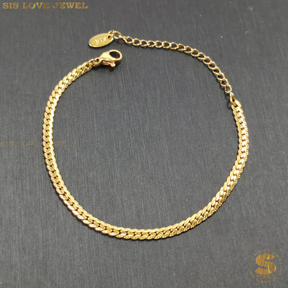 Simple Bracelet Minimalist Chain B110