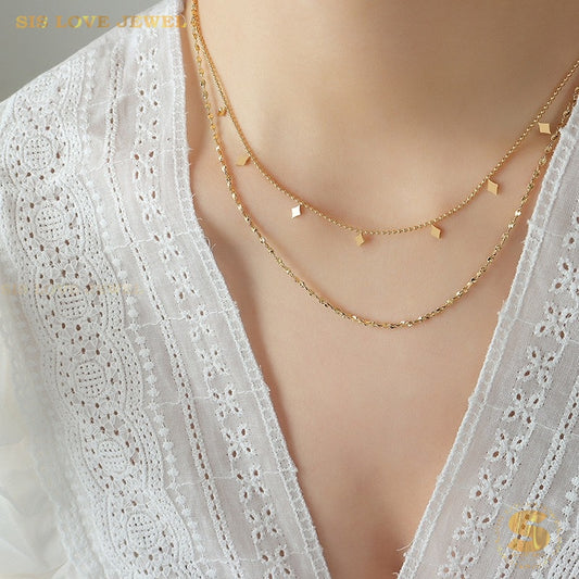 Double Layer Necklace N126