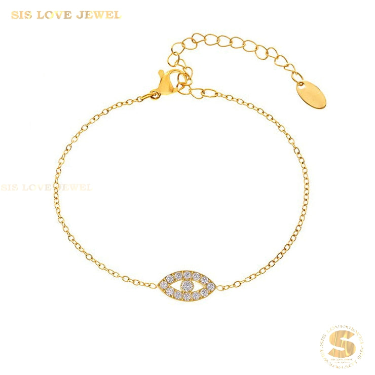 Love Eye Zirconia Bracelet B217