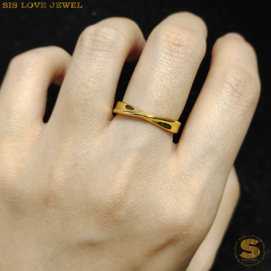 Love Inscribed Band Ring R054