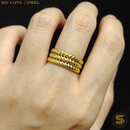 Radiant Touch Adjustable Ring R055