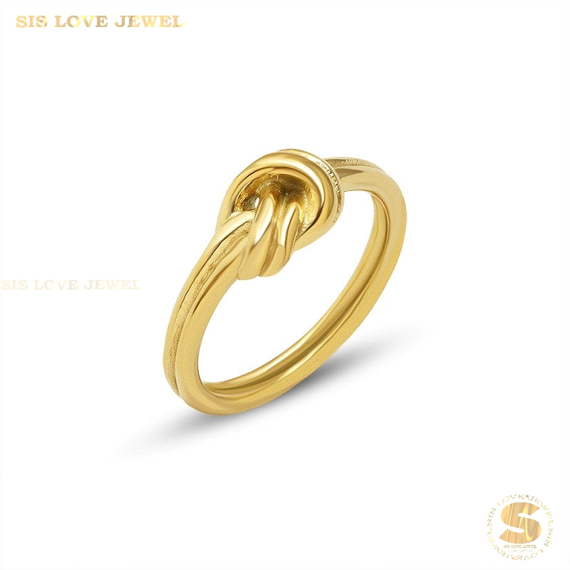 Twist of Love Knot Ring R062