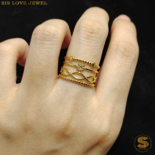 Mini Sphere Adjustable Ring R065