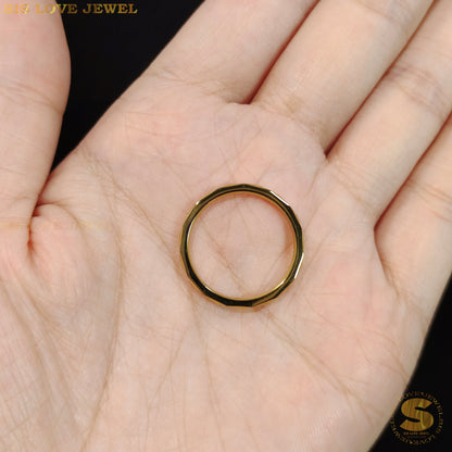 Simple Blink Blink Thin Ring R098