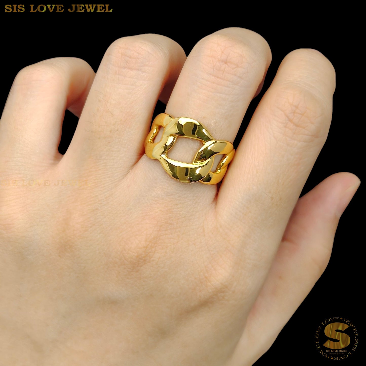 Cuban Ring Cincin R103