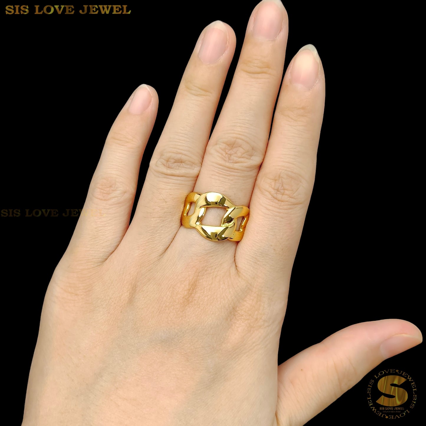 Cuban Ring Cincin R103