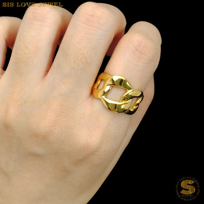 Cuban Ring Cincin R103