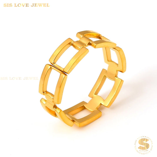 Hollow Love Adjustable Ring R116