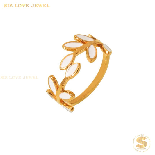 Leaf Adjustable Ring R123