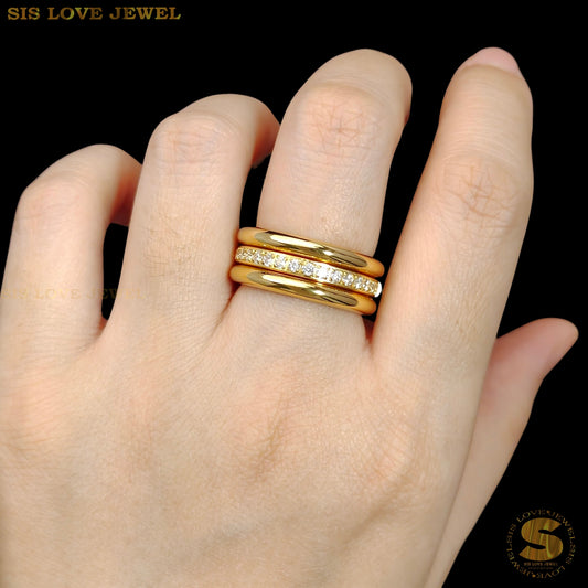 3 Layers Zirconia Ring R128