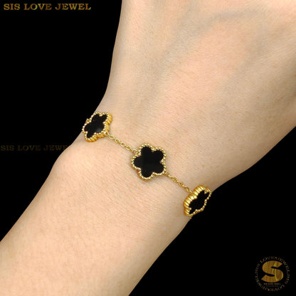 Flower Charm Bracelet B197