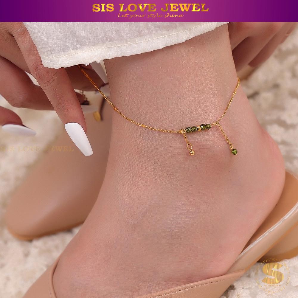 Pave Heart Slider Bracelet A031