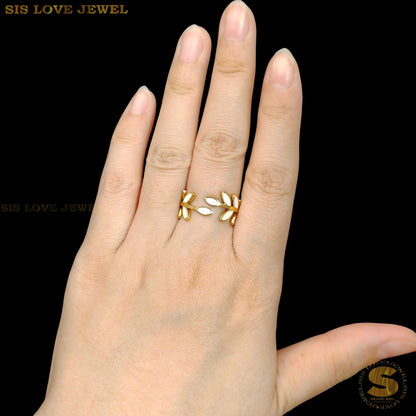 Leaf Adjustable Ring R123