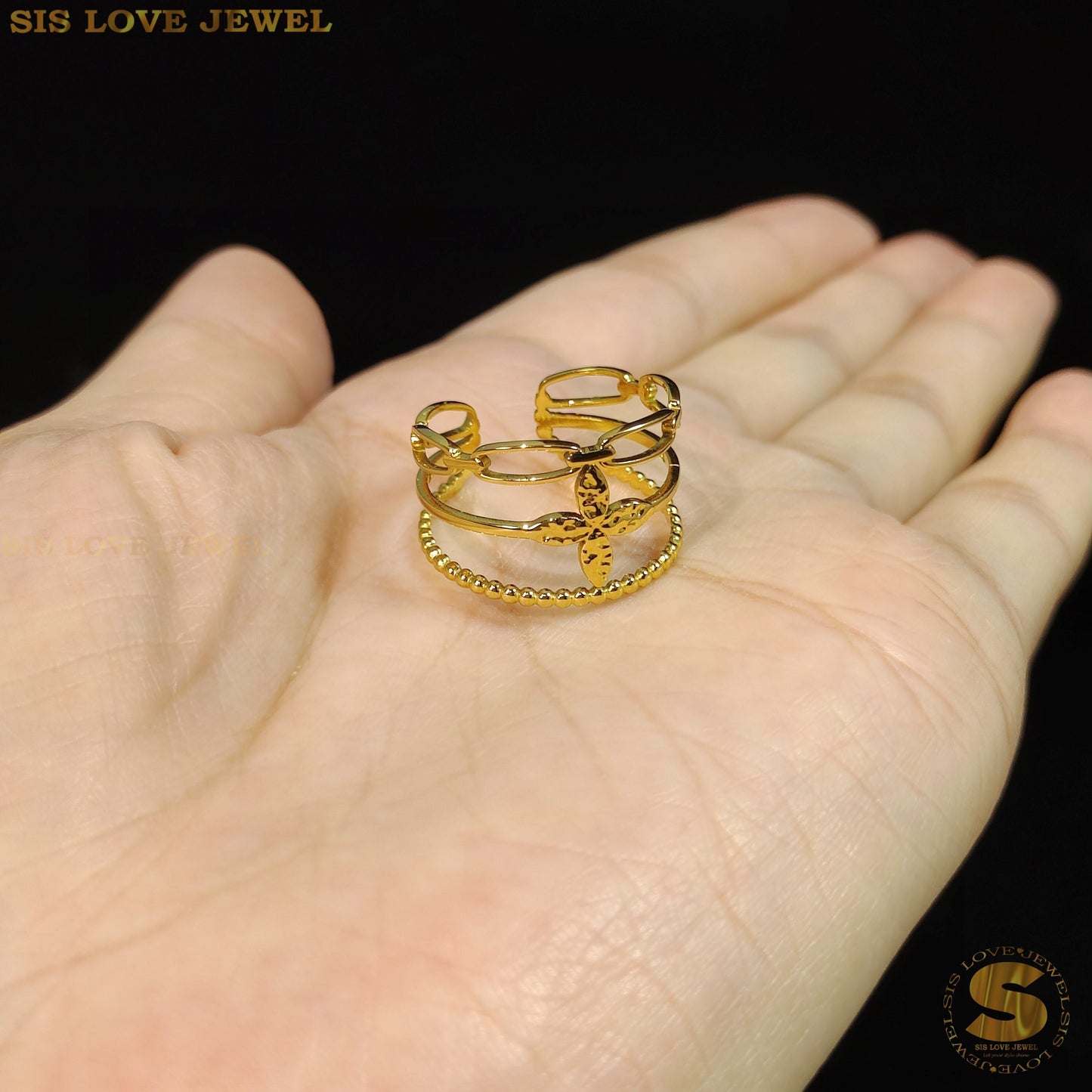 3-Layer Adjustable Ring R091