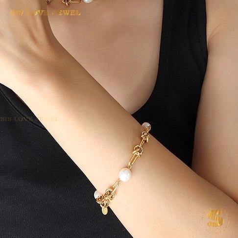Classic Pearl Bracelet B045