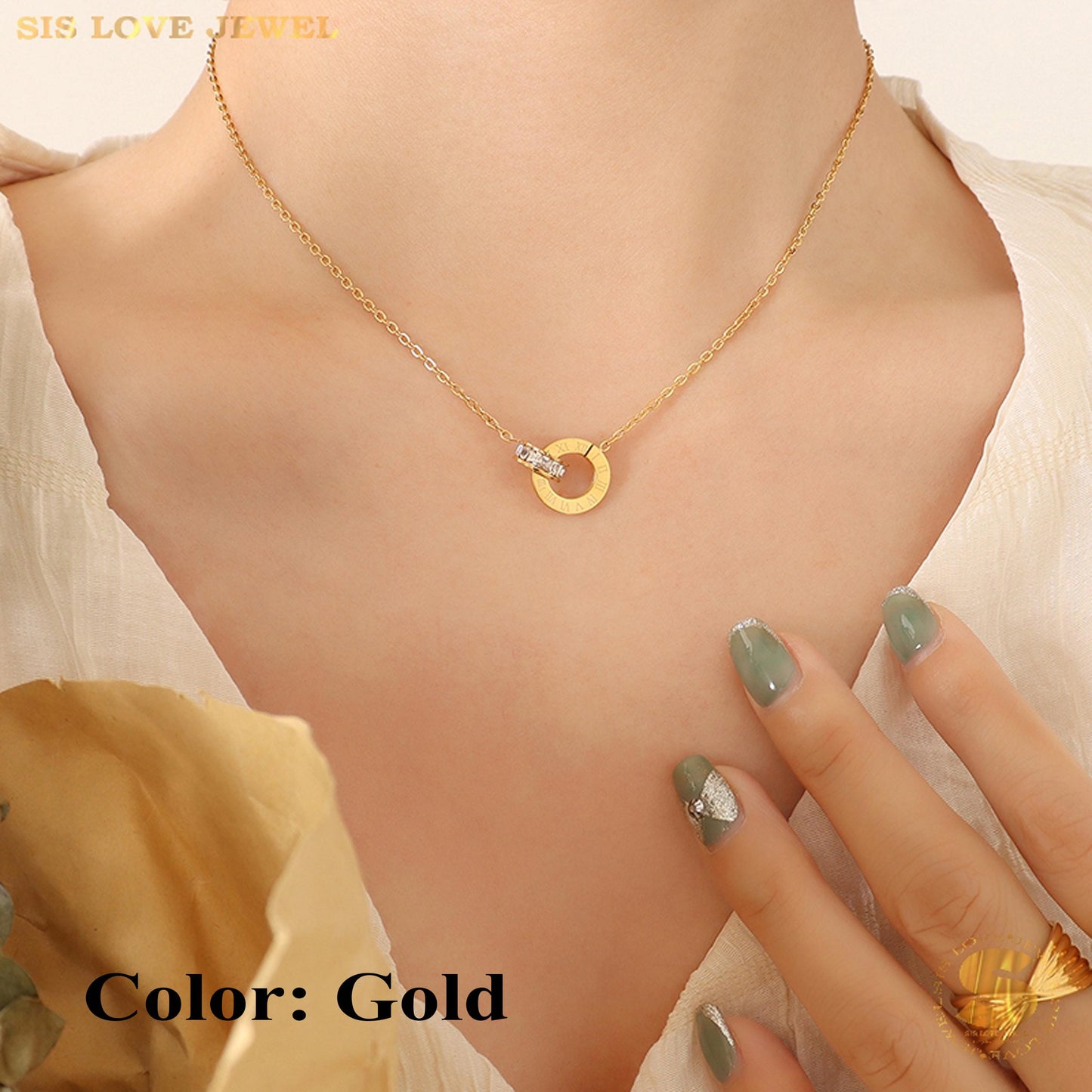 Minimalist Gold Plated Necklace N042