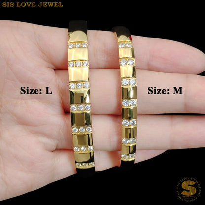 Zirconia Oval Bangle