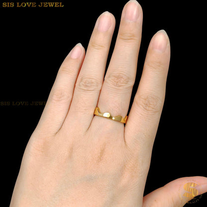 Crown Adjustable Ring  R122