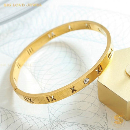Roman Oval Bangle H013
