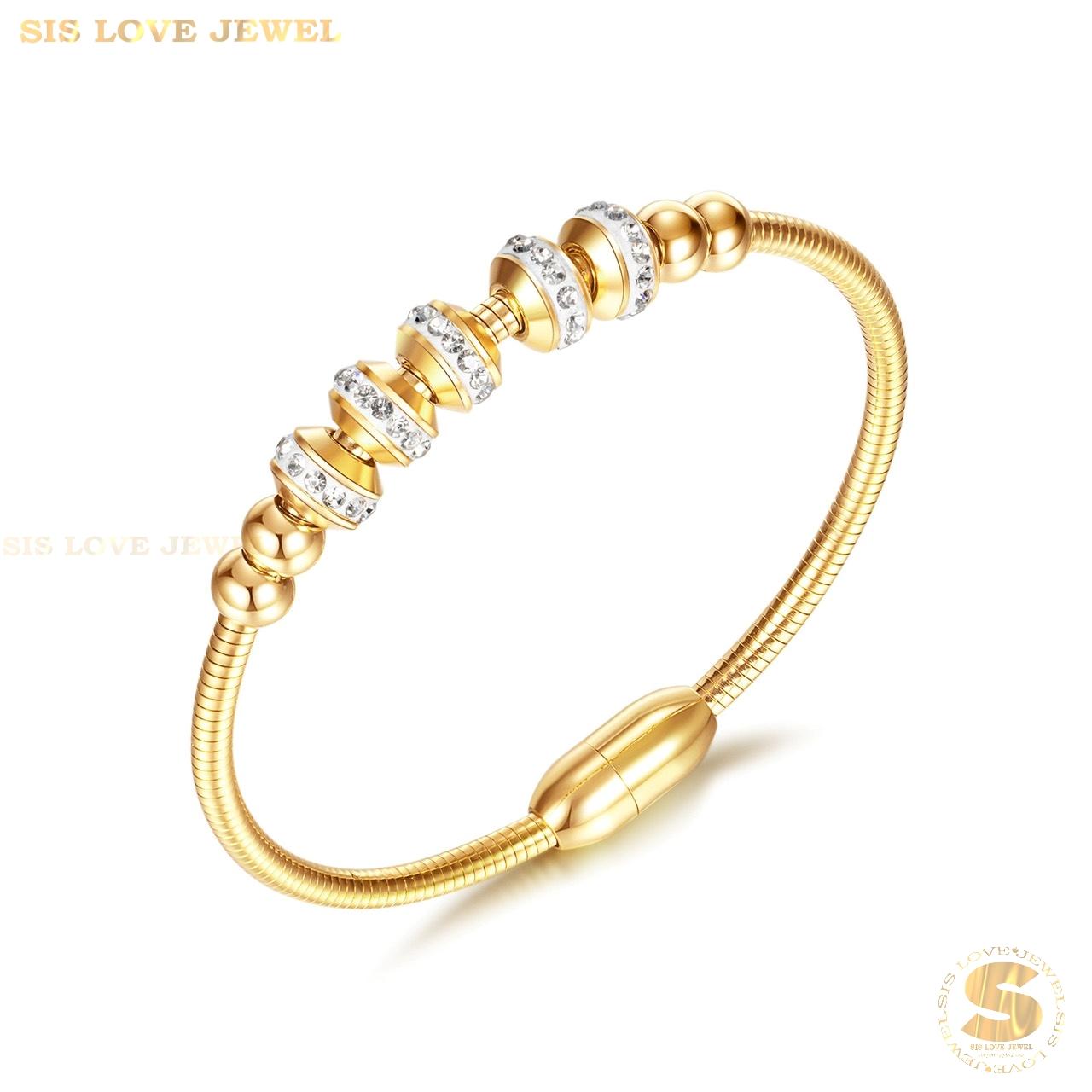 Round Bangle with Magnet Lock H057