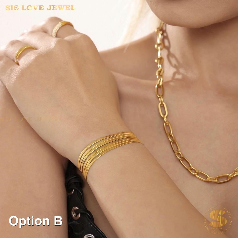 Snake Layer Chain Bracelet B199