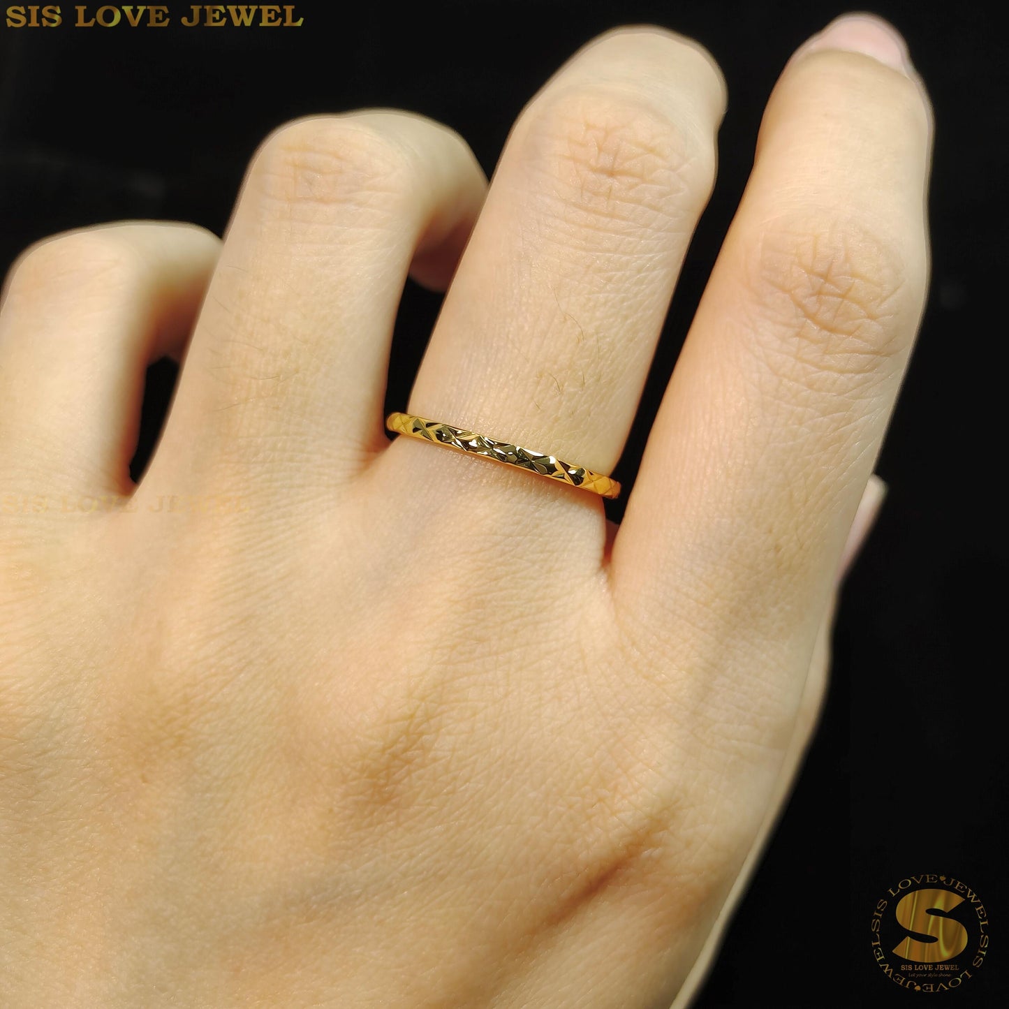 Chunky Gold Statement Ring R068