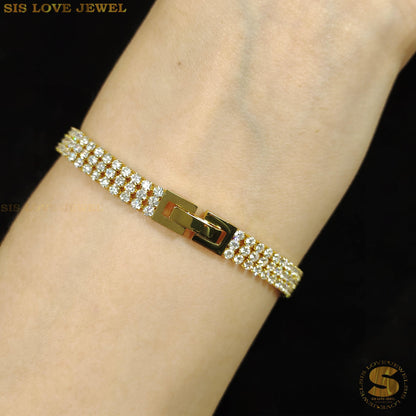 3-Layer Zirconia Bracelet B116