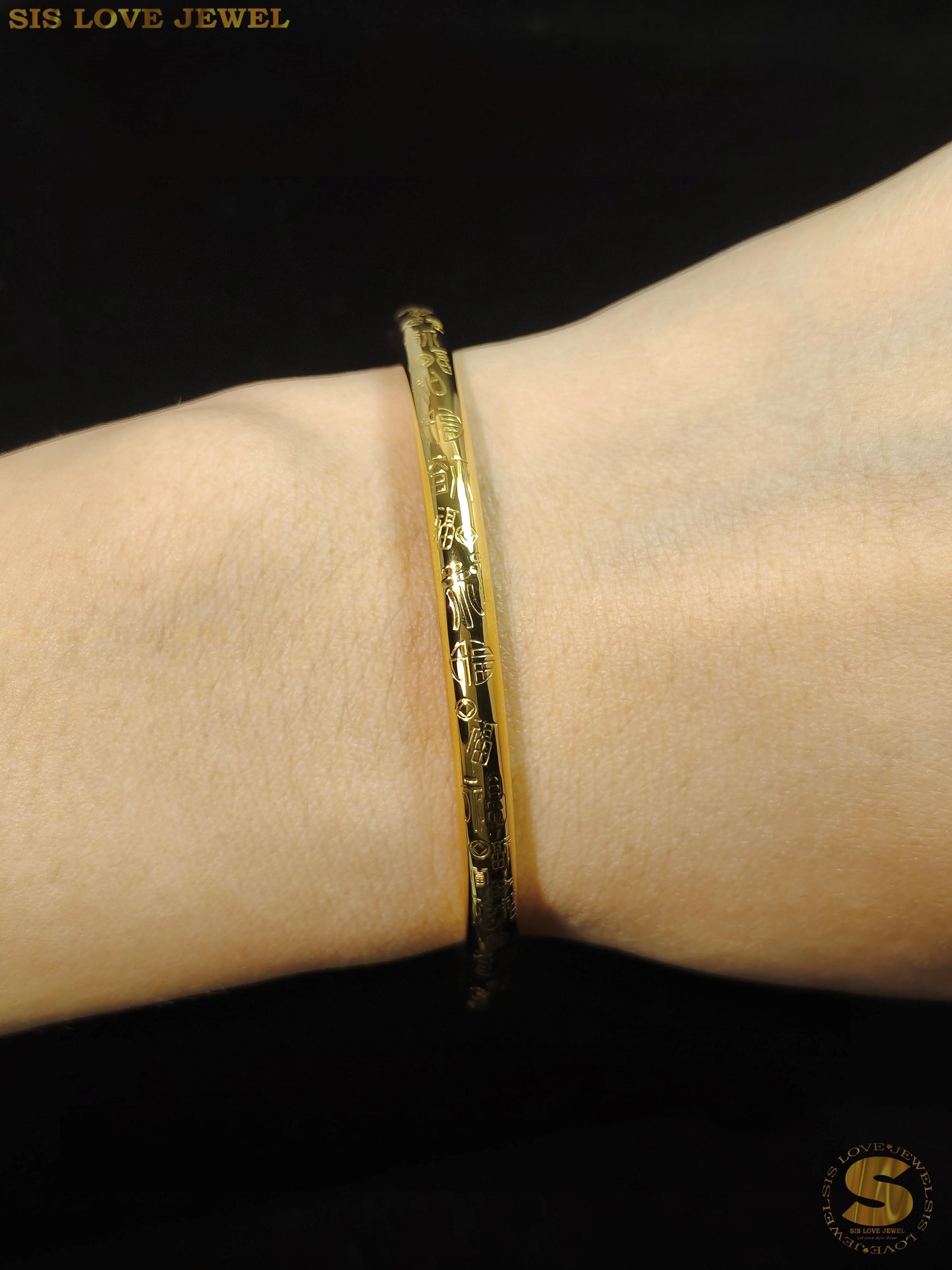 Fu Minimalist Round Bangle H108