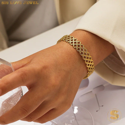 Adjustable Net Bangle H127