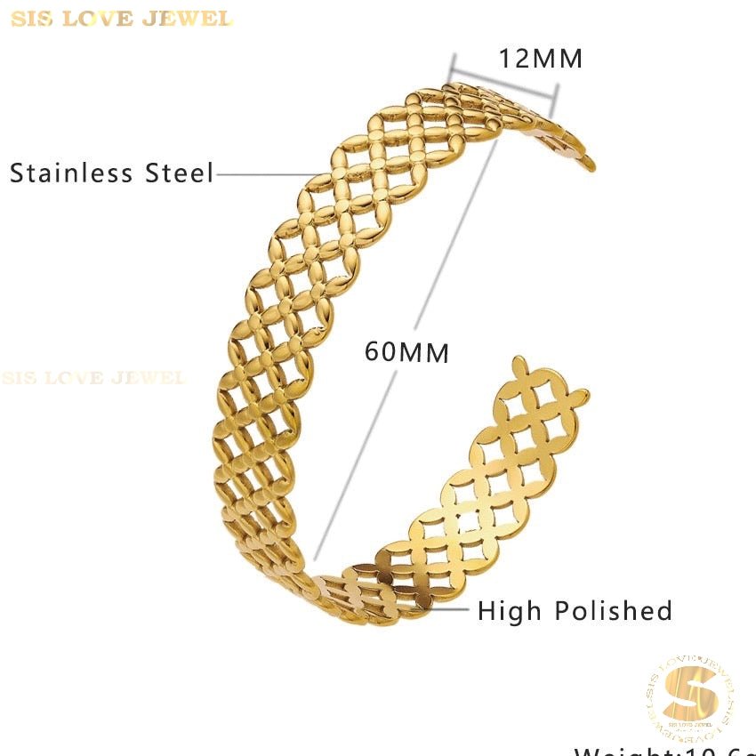Adjustable Net Bangle H127