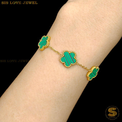 Flower Charm Bracelet B197