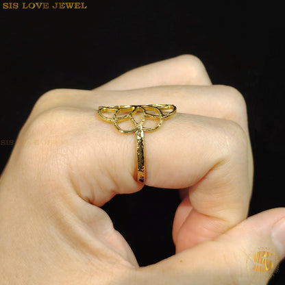 Adjustable Big Flower Ring R090