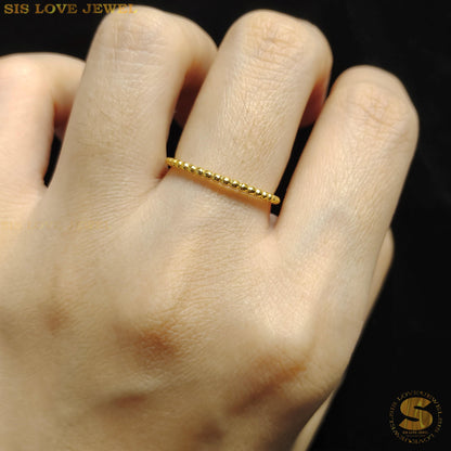 Mini Boba Beads Ring R073