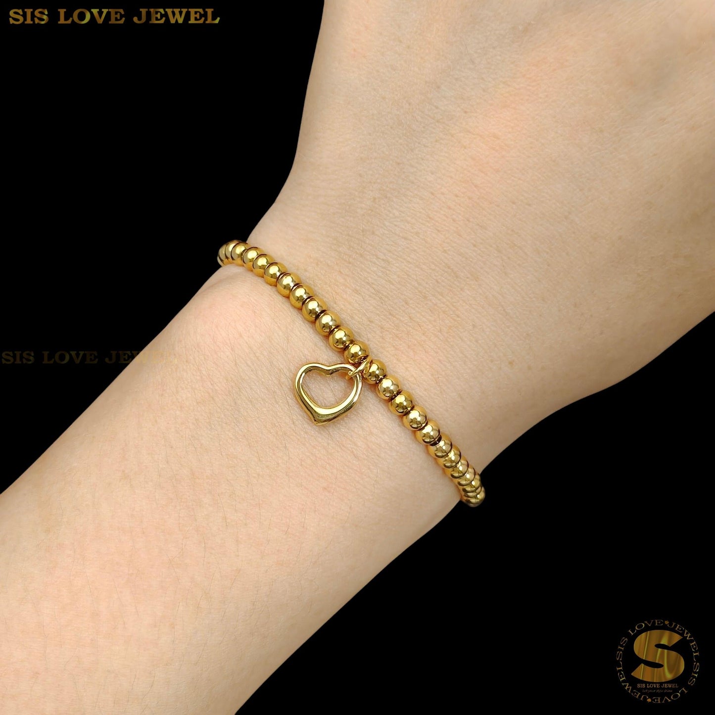Love Boba Bead Bracelet B198