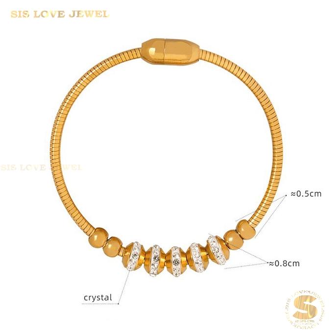 Round Bangle with Magnet Lock H057