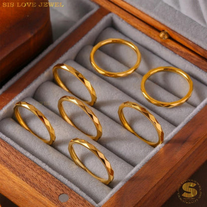 Blink-Blink Thin Ring R098