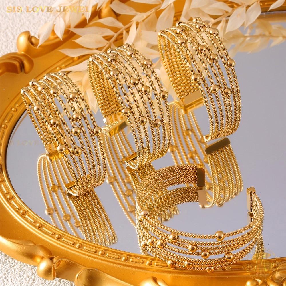 7 Layers Boba Adjustable Bangle H140