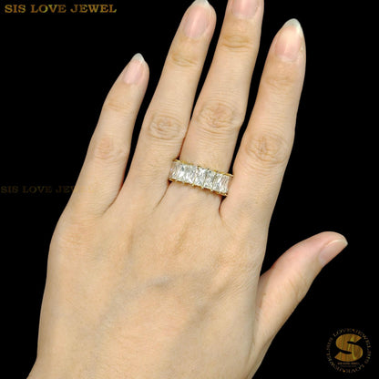 Full Cubic Zirconia Ring R088