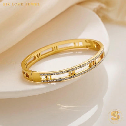 Classic Roman  Bangle H073